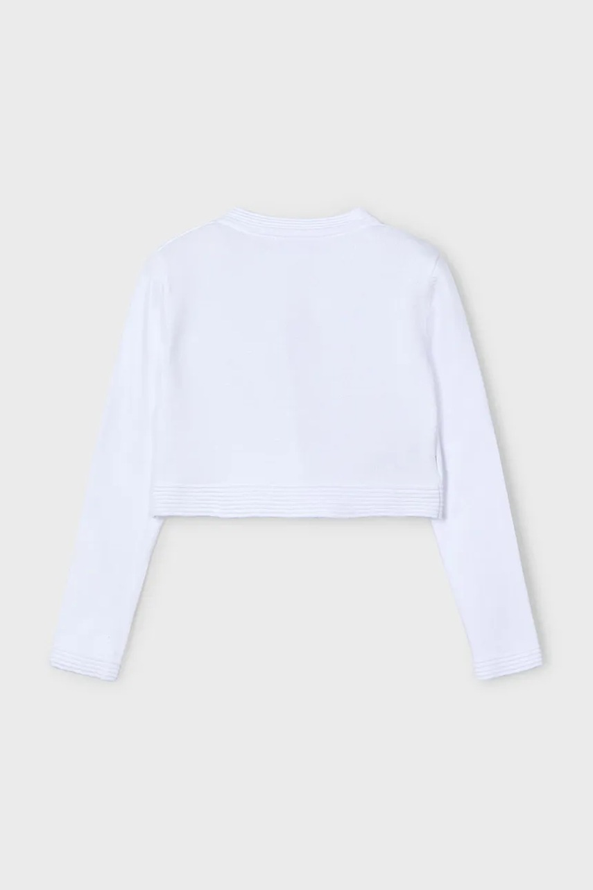 Детский кардиган Mayoral цвет белый 321