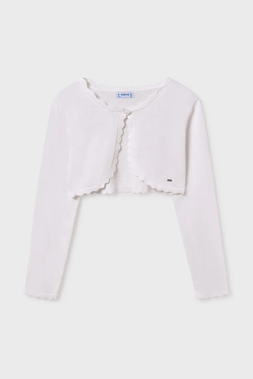 Mayoral cardigan copii culoarea bej, light, 332