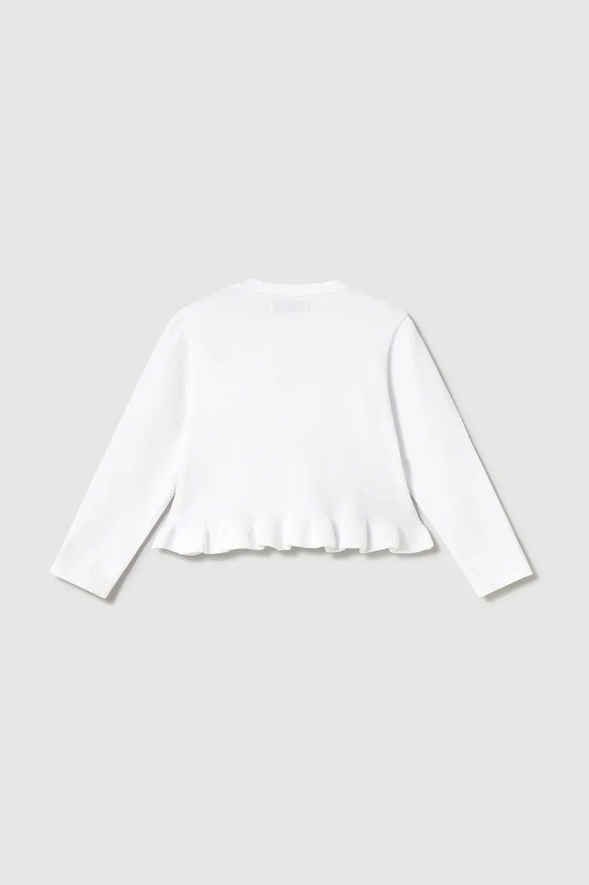 Дитячий кардиган Mayoral колір білий легкий 1398