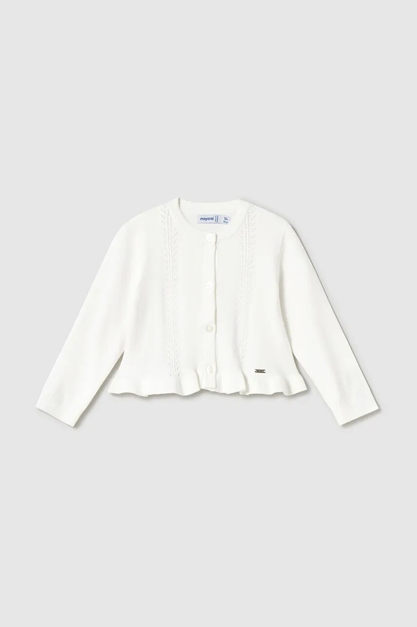 Mayoral cardigan copii culoarea bej, light, 1398