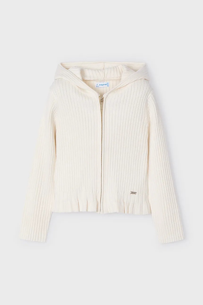 Mayoral cardigan copii culoarea bej, 3365