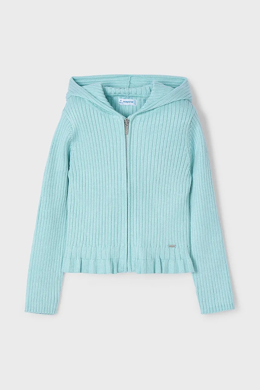 Детский кардиган Mayoral цвет бирюзовый 3365
