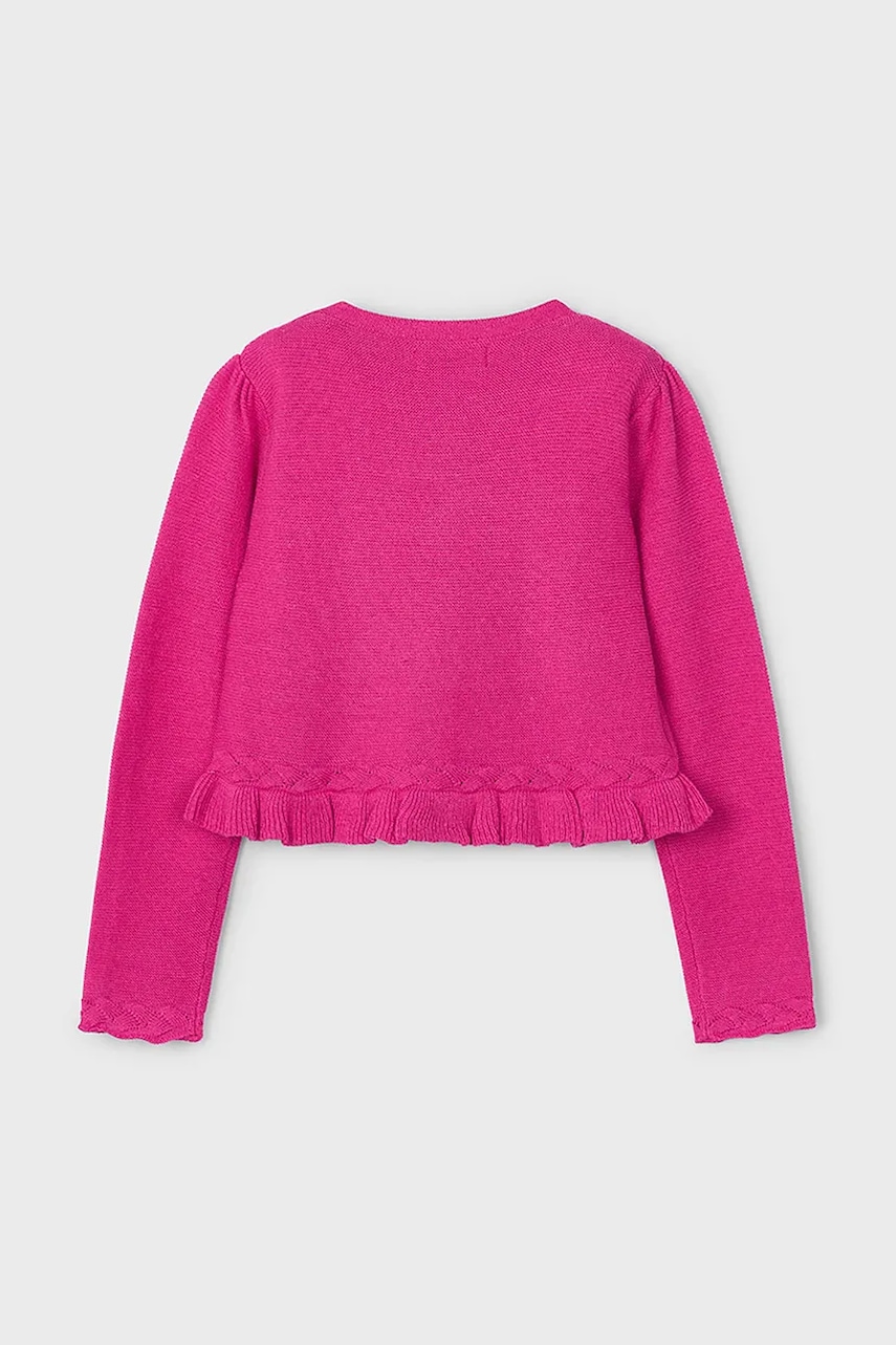 Детский кардиган Mayoral цвет розовый лёгкий 3374 Детский кардиган Mayoral цвет розовый лёгкий 3374