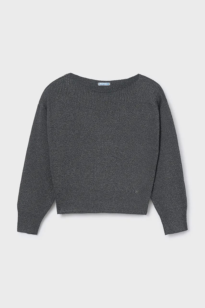 Mayoral pulover copii culoarea gri, 6349 Mayoral pulover copii culoarea gri, 6349