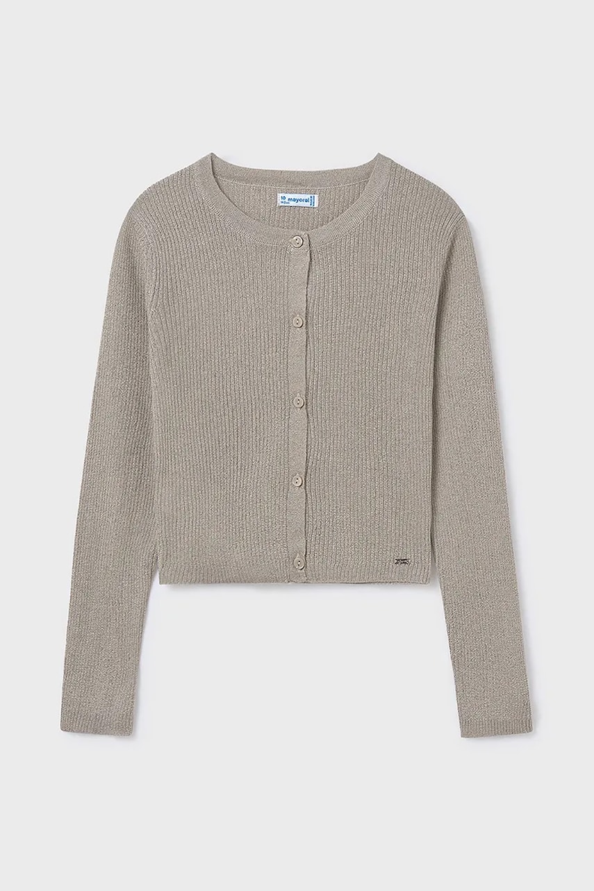 Mayoral cardigan copii culoarea bej, light, 6350