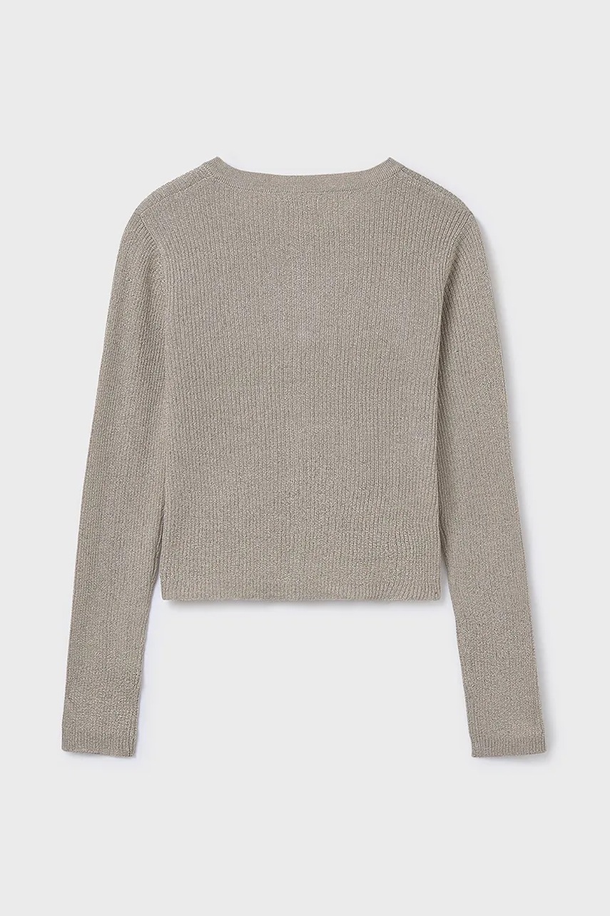 Детский кардиган Mayoral цвет бежевый лёгкий 6350