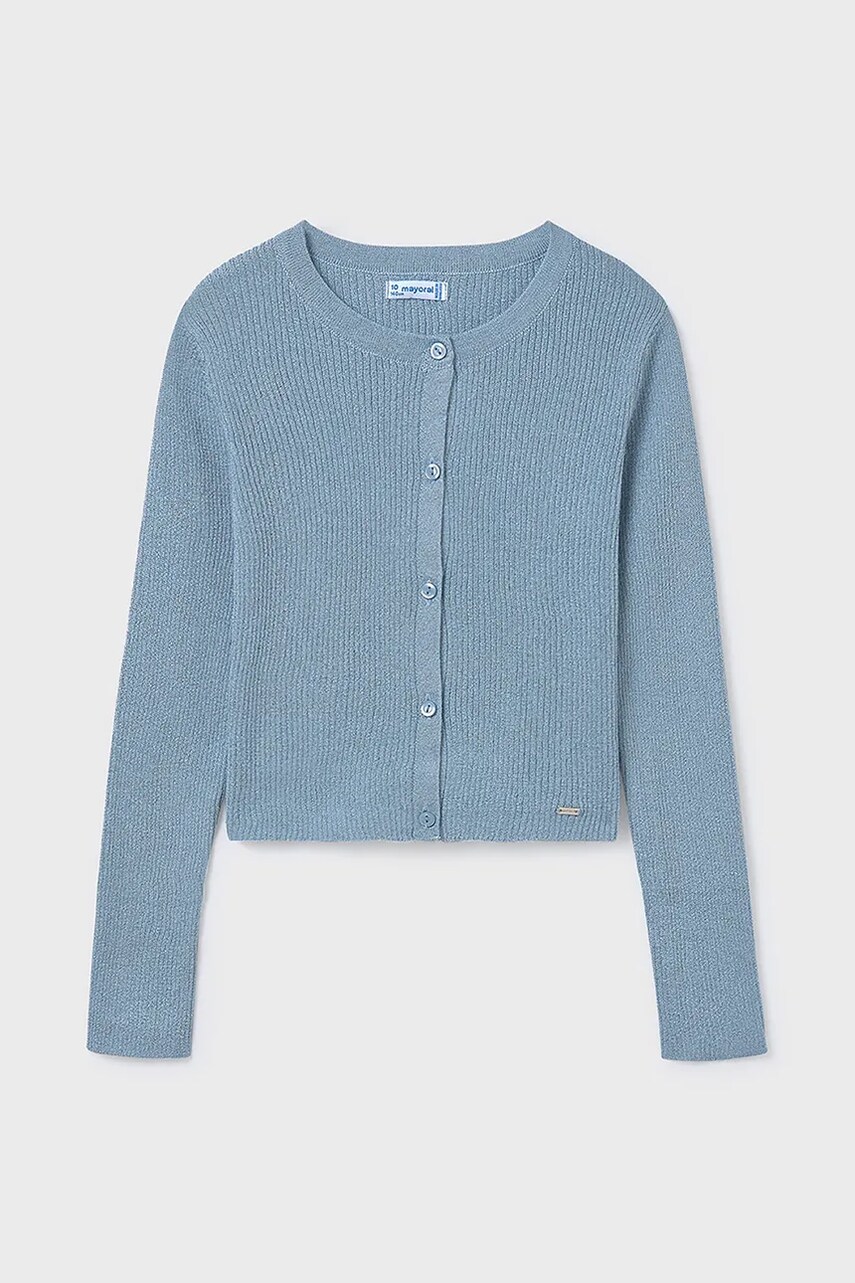 Mayoral cardigan copii culoarea turcoaz, light, 6350