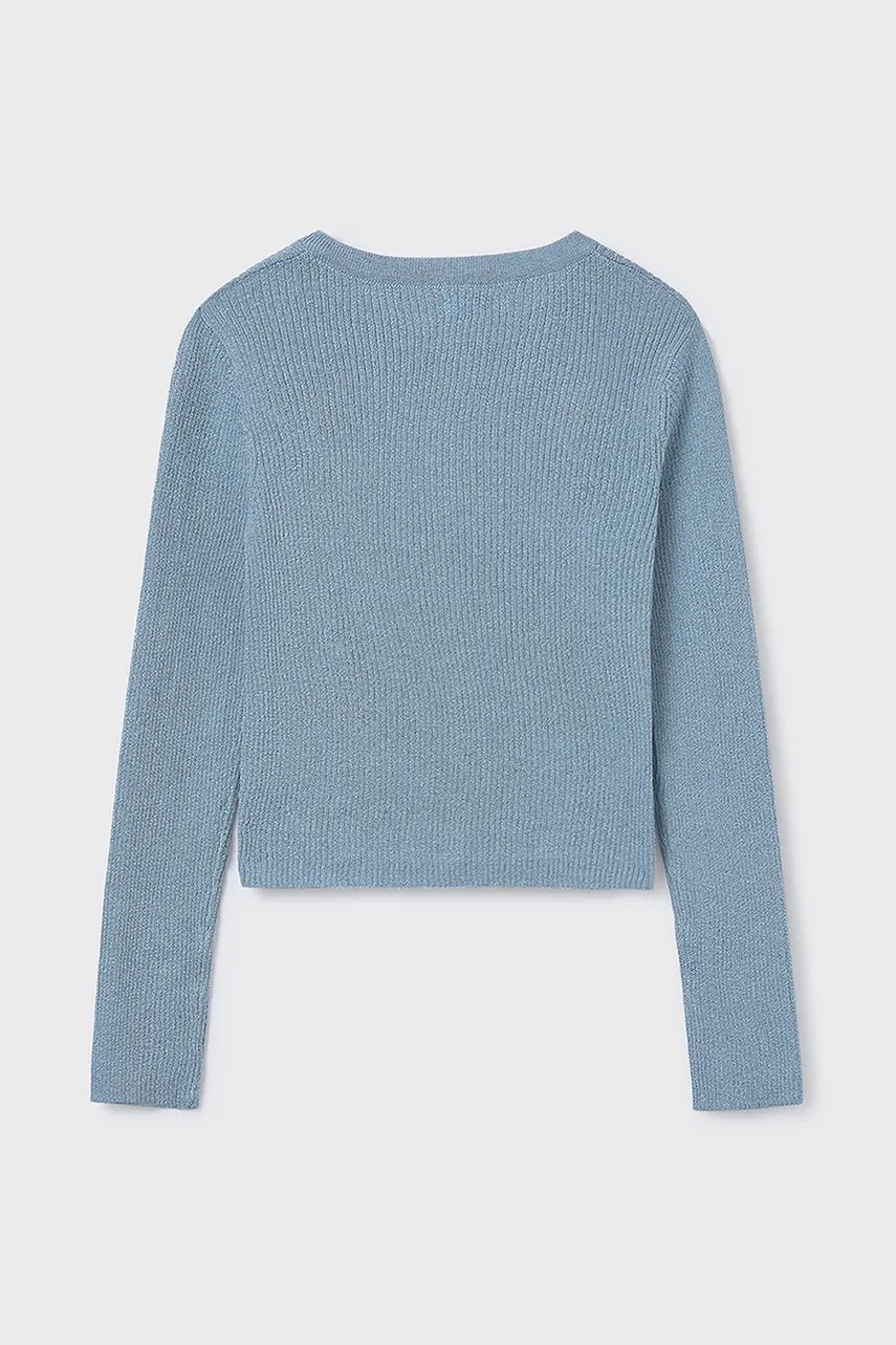 Детский кардиган Mayoral цвет бирюзовый лёгкий 6350