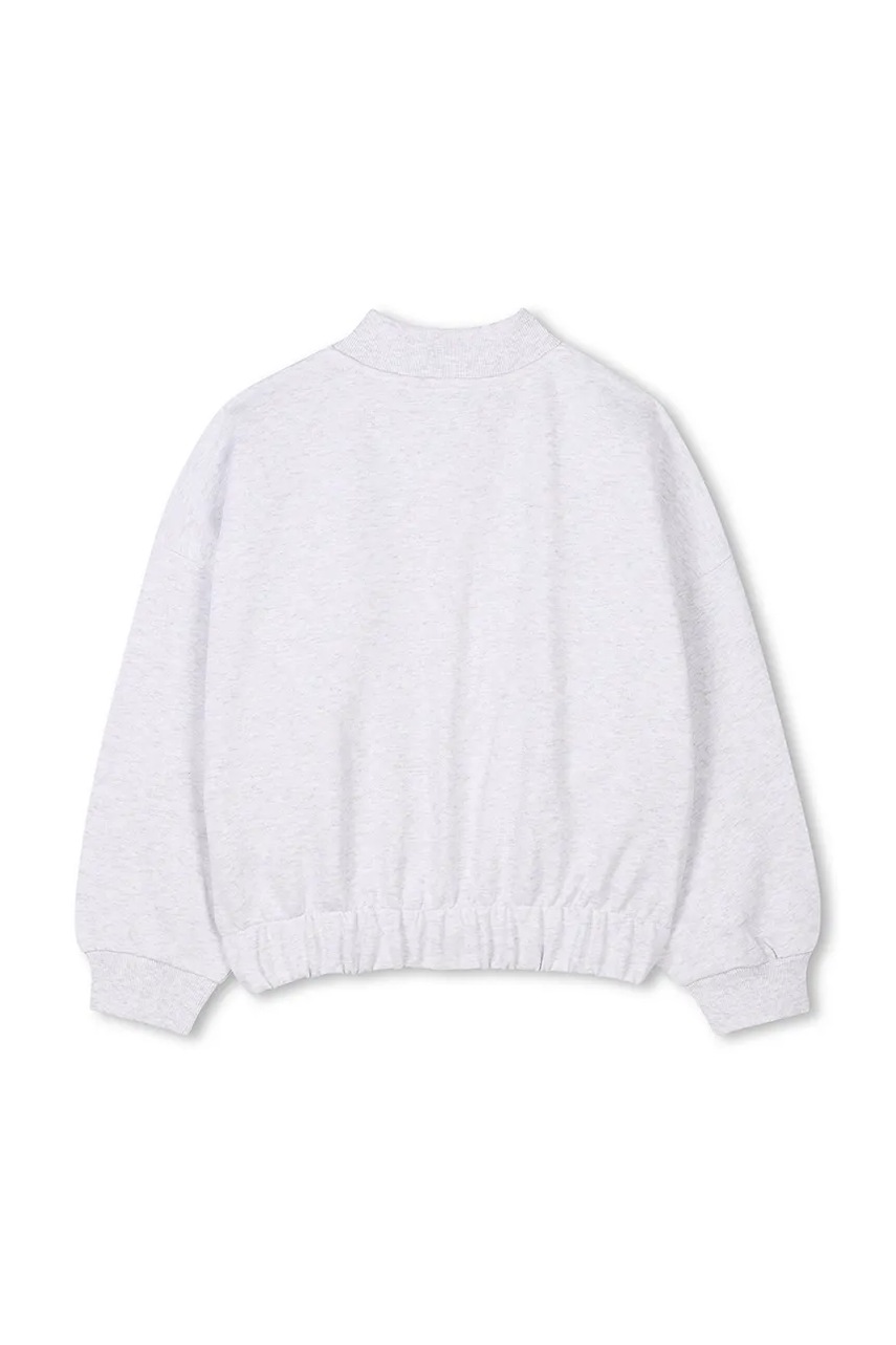 Дитяча куртка-бомбер Dkny колір сірий D62284