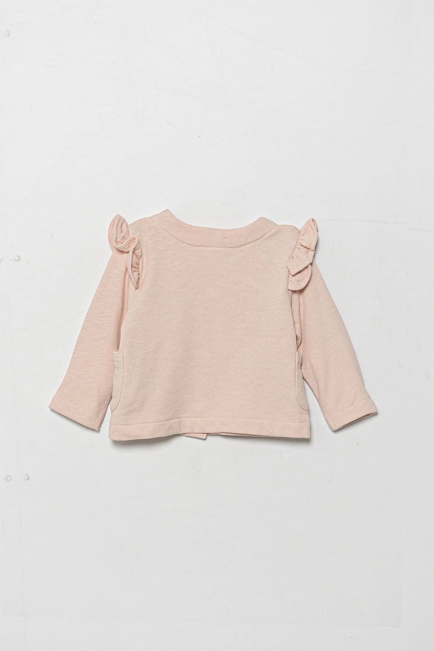 Кардиган для младенцев United Colors of Benetton цвет розовый лёгкое 3Z4JA501I Кардиган для младенцев United Colors of Benetton цвет розовый лёгкое 3Z4JA501I