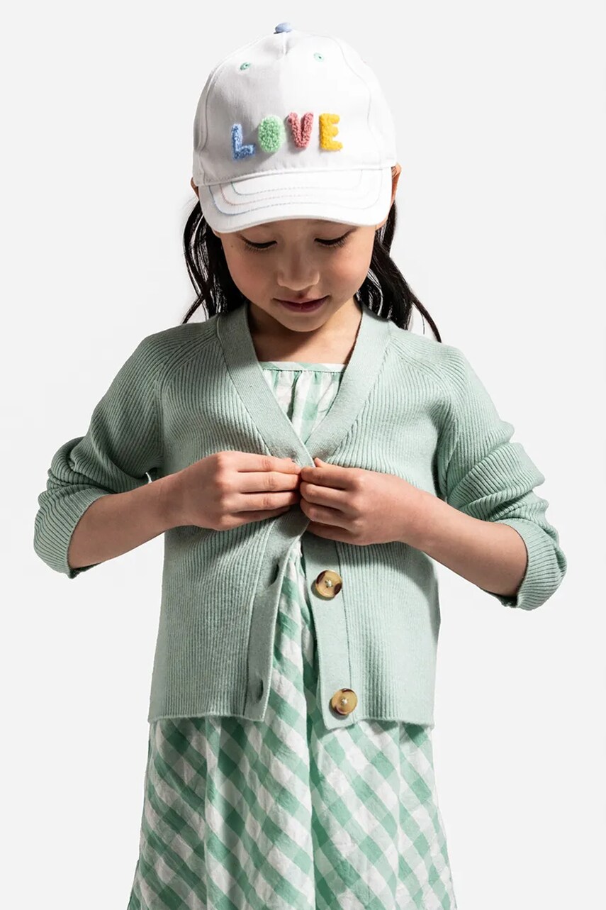 Coccodrillo cardigan culoarea turcoaz, light, HOLIDAY SPLASH GIRL KIDS