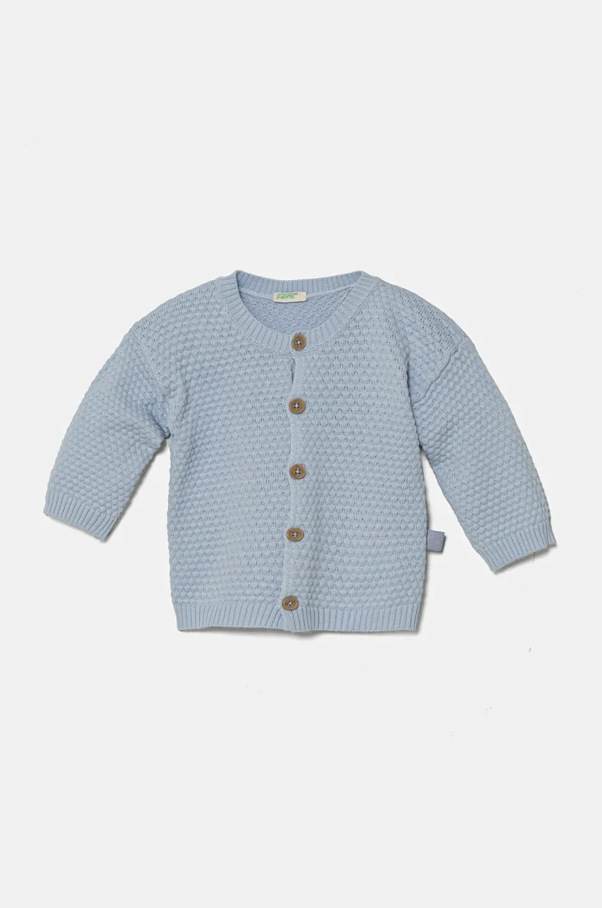 United Colors of Benetton cardigan din bumbac pentru bebeluși light, 1294A500Y