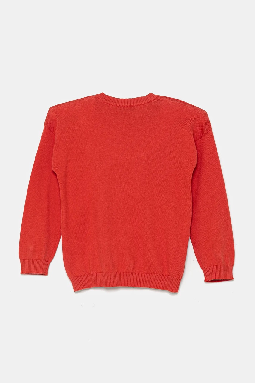 Детский свитер United Colors of Benetton цвет красный лёгкий 1098G100U Детский свитер United Colors of Benetton цвет красный лёгкий 1098G100U