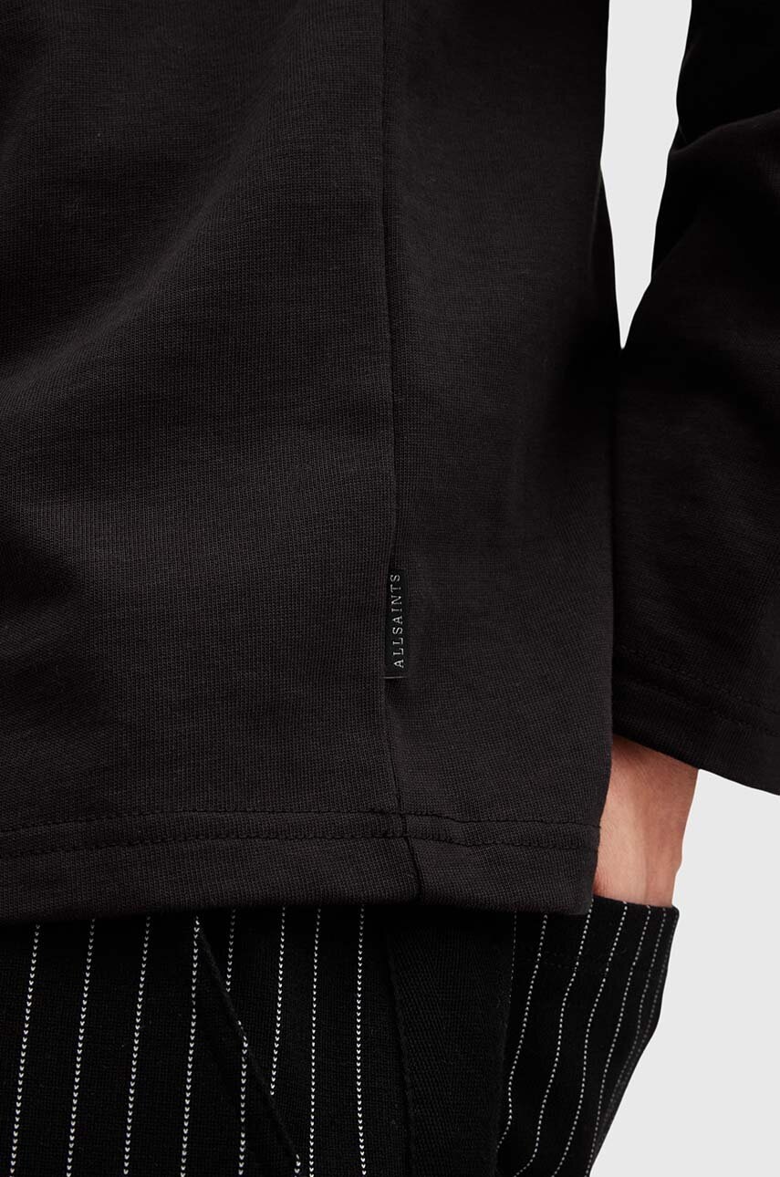 Bavlněná mikina AllSaints NERO (obrázek 3)