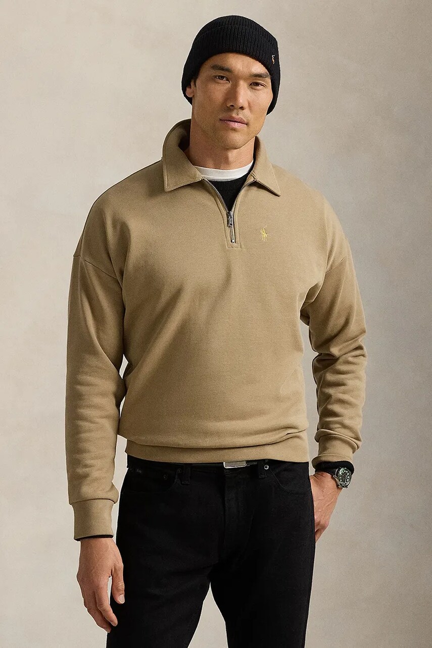 Levně Bavlněný svetr Polo Ralph Lauren béžová barva, 710961601