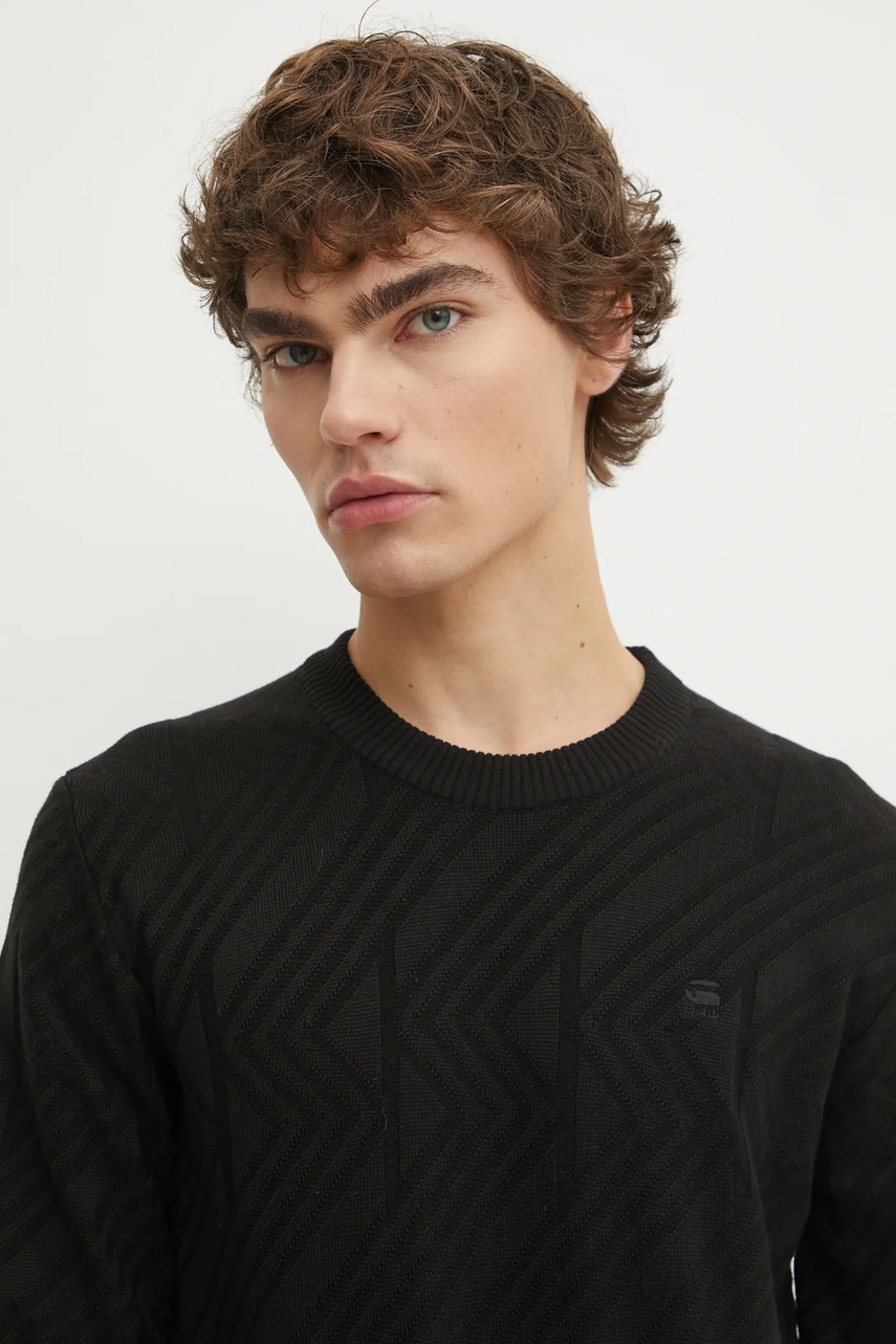 Πουλόβερ G-Star χρώμα: μαύρο, D25108-C259 φωτογραφία