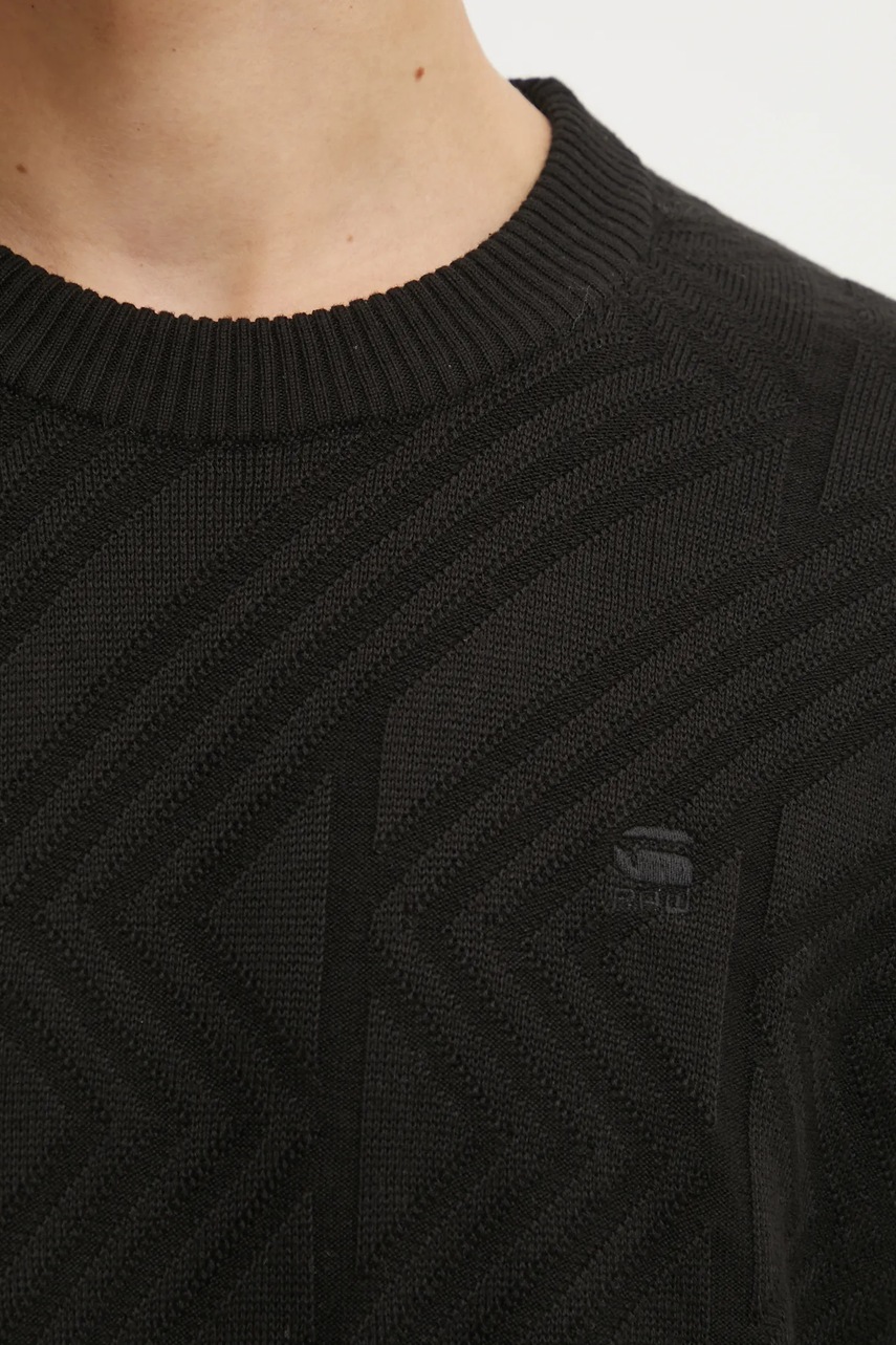 Πουλόβερ G-Star χρώμα: μαύρο, D25108-C259 φωτογραφία