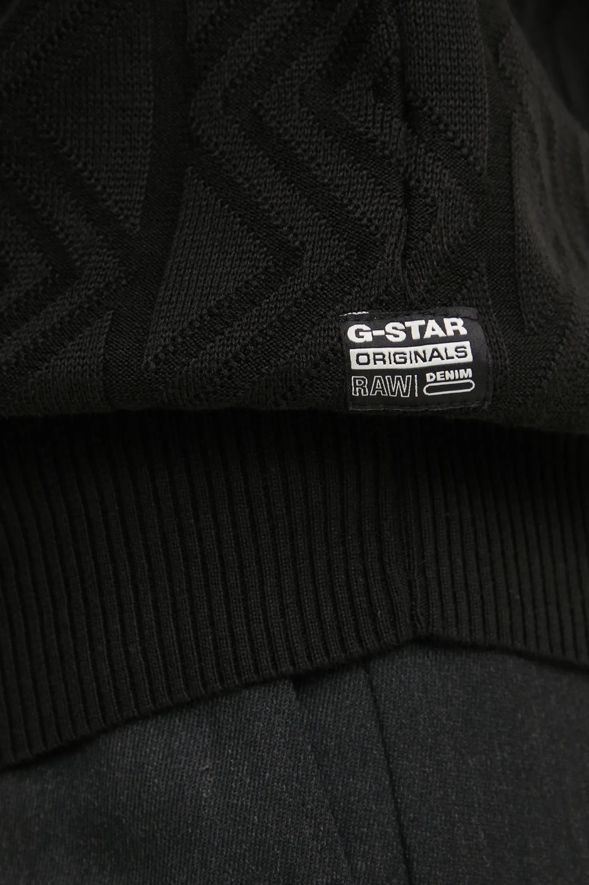 Πουλόβερ G-Star χρώμα: μαύρο, D25108-C259 φωτογραφία