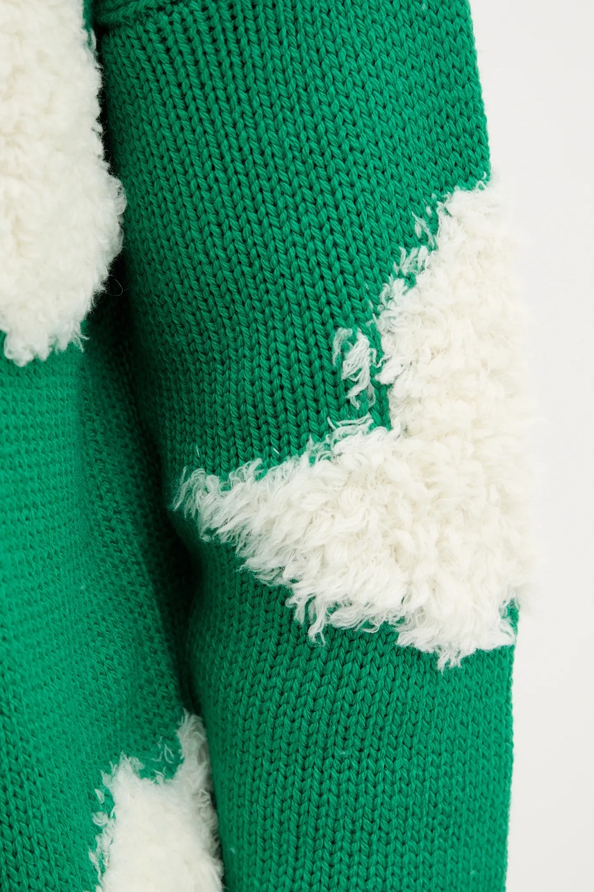 Μάλλινο πουλόβερ Fiorucci Cloud Sweater ανδρικό, χρώμα: πράσινο, U02SPKSW335KN03GN02 φωτογραφία