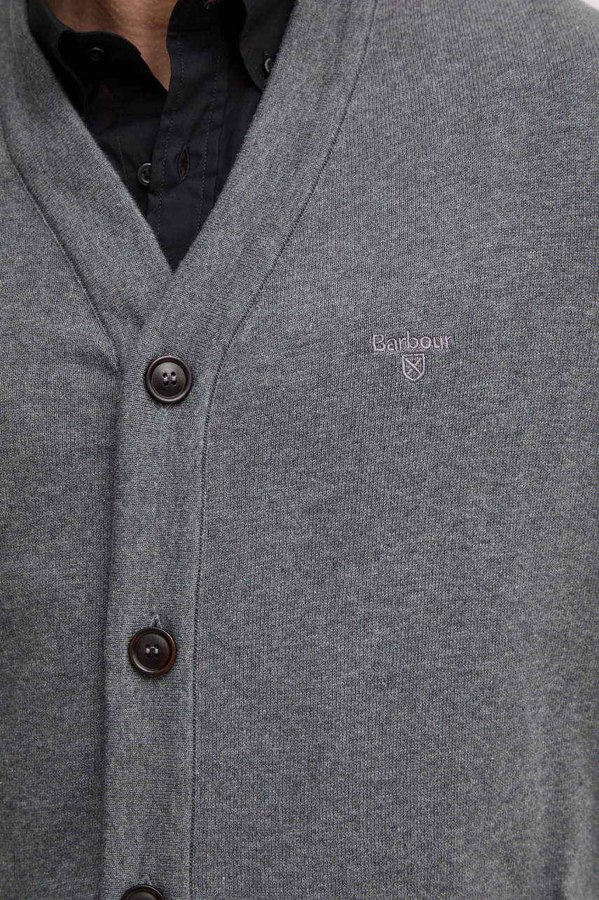 Светр Barbour чоловічий колір сірий MKN1622GY53 