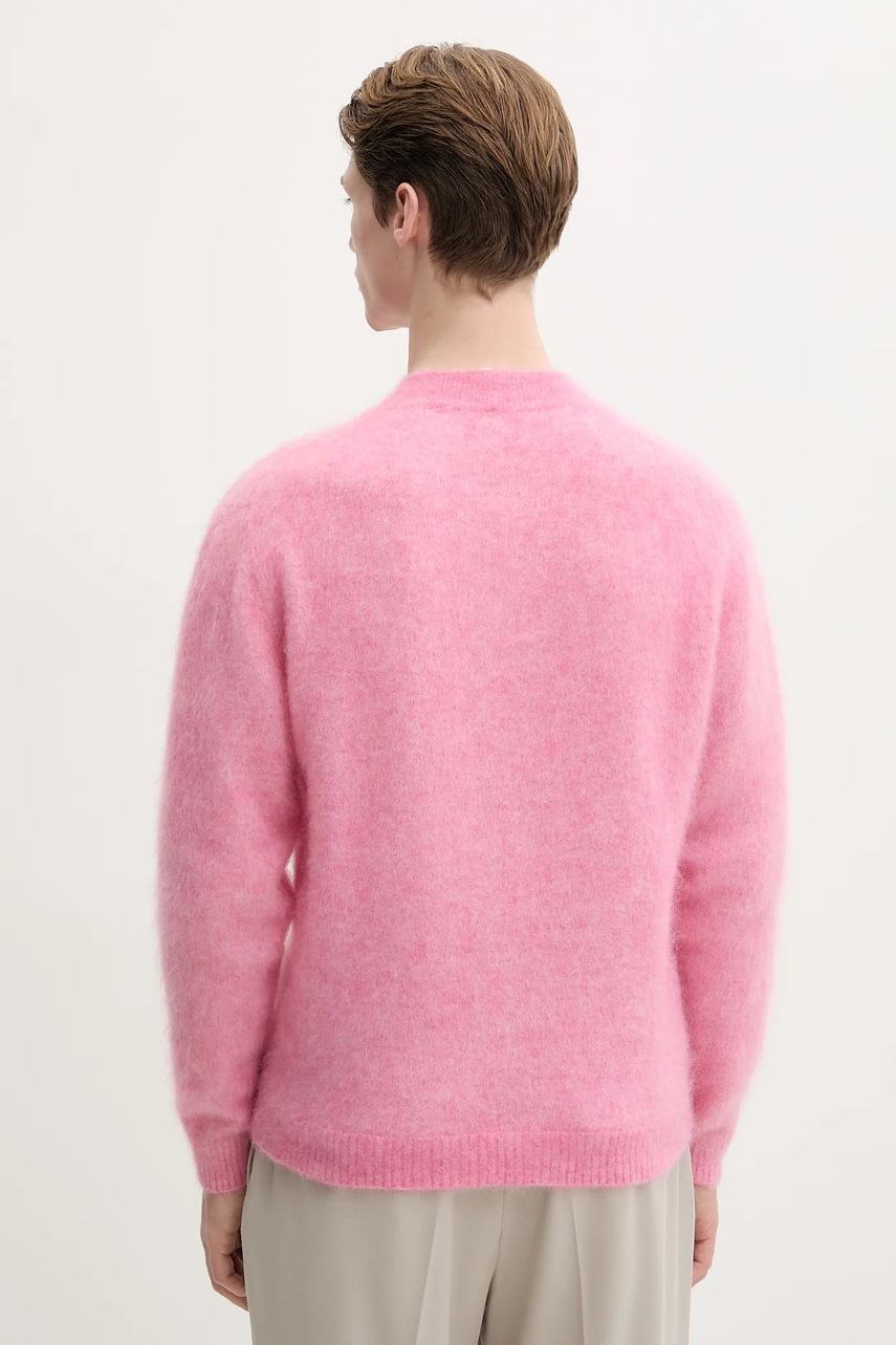 Μάλλινο πουλόβερ Sunflower ανδρικό, χρώμα: ροζ, 3060 φωτογραφία