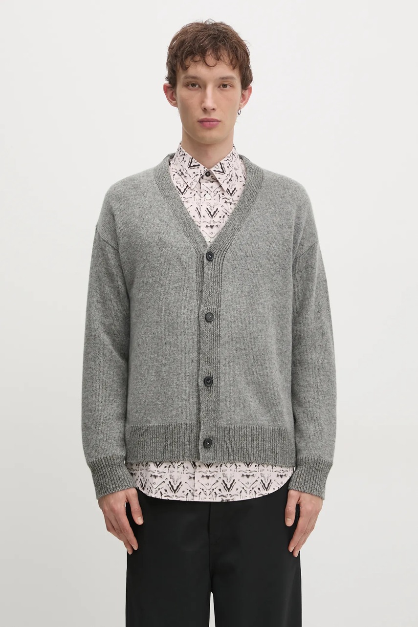 Paul Smith cardigan barbati, culoarea gri, M1R-245Z-P02584