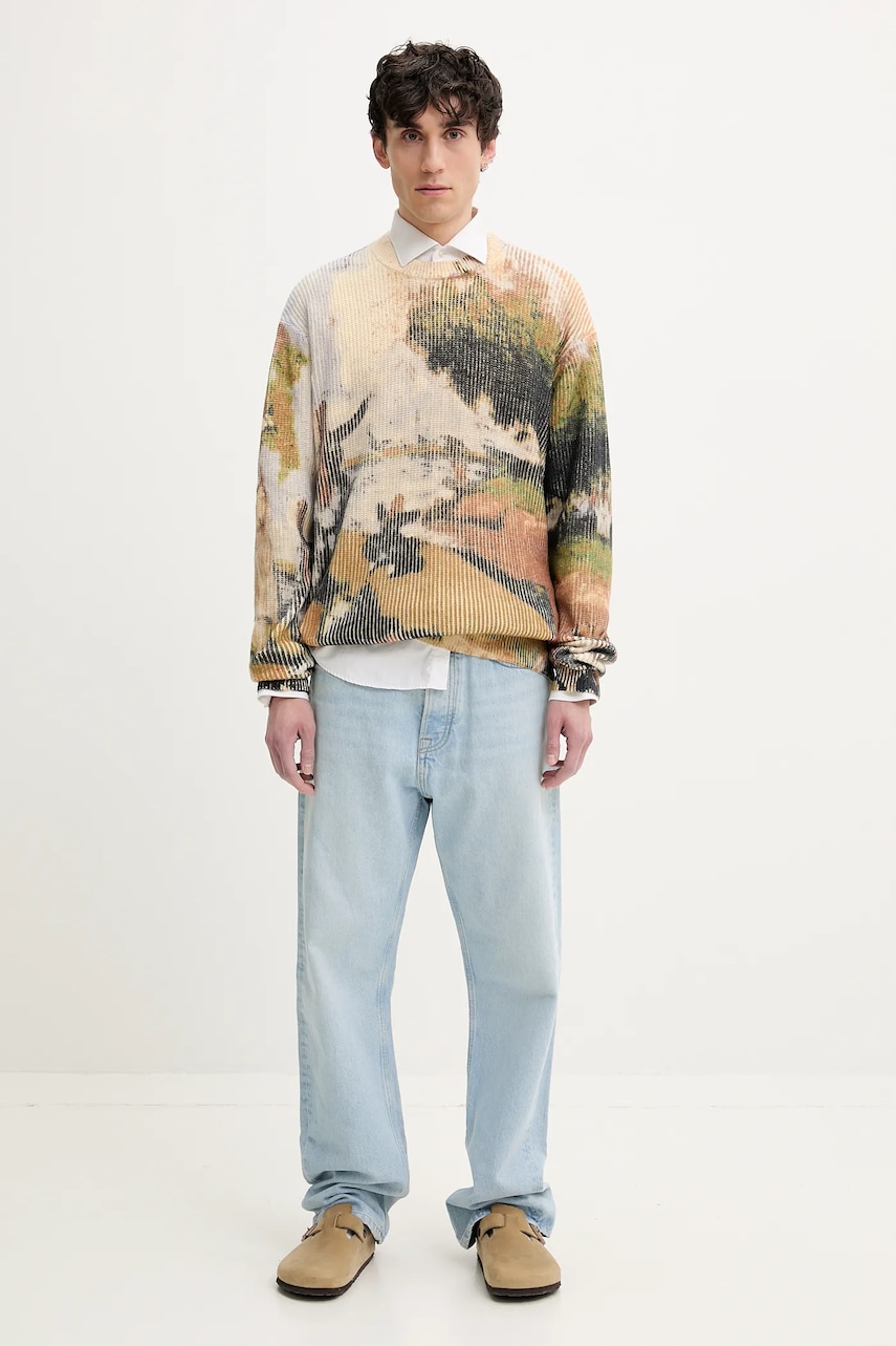 Свитер Desigual MASTERPIECE мужской цвет бежевый  25SMJF05 Свитер Desigual MASTERPIECE мужской цвет бежевый  25SMJF05