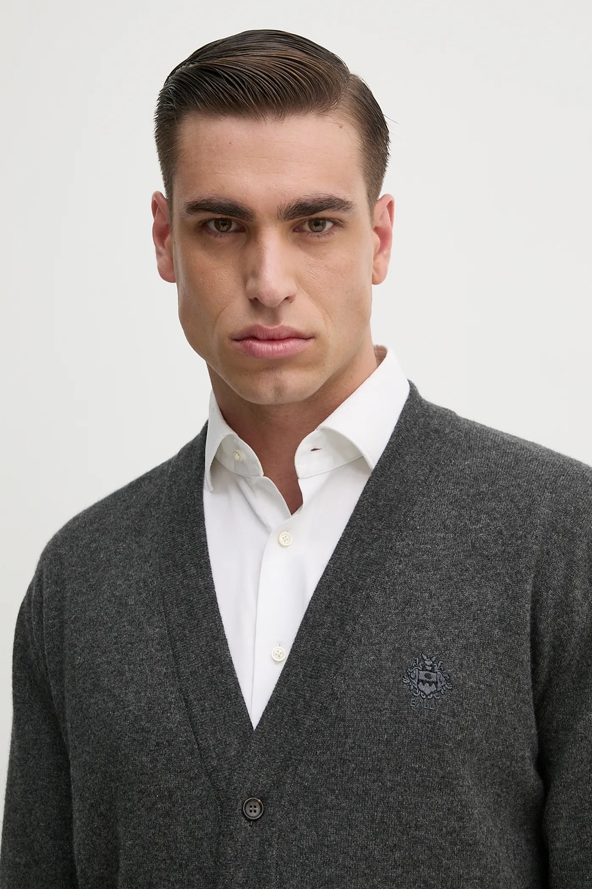 Kašmírový kardigan Bally (obrázek 4)