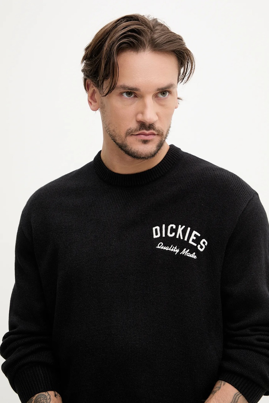 Πουλόβερ Dickies χρώμα: μαύρο, DK0A4Z7BBLK1 φωτογραφία