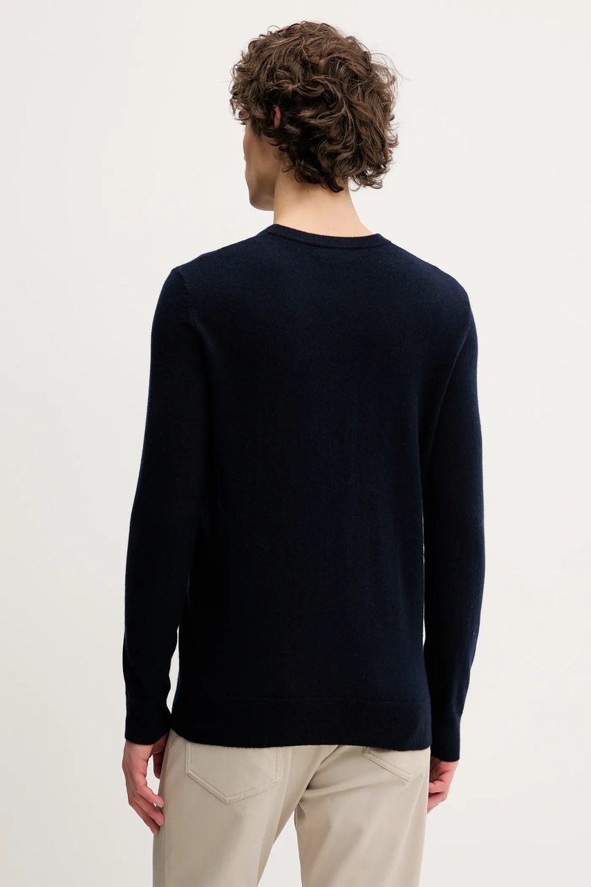 Πουλόβερ κασμίρ FROM FUTURE ανδρικό, χρώμα: ναυτικό μπλε, MPR00051 φωτογραφία