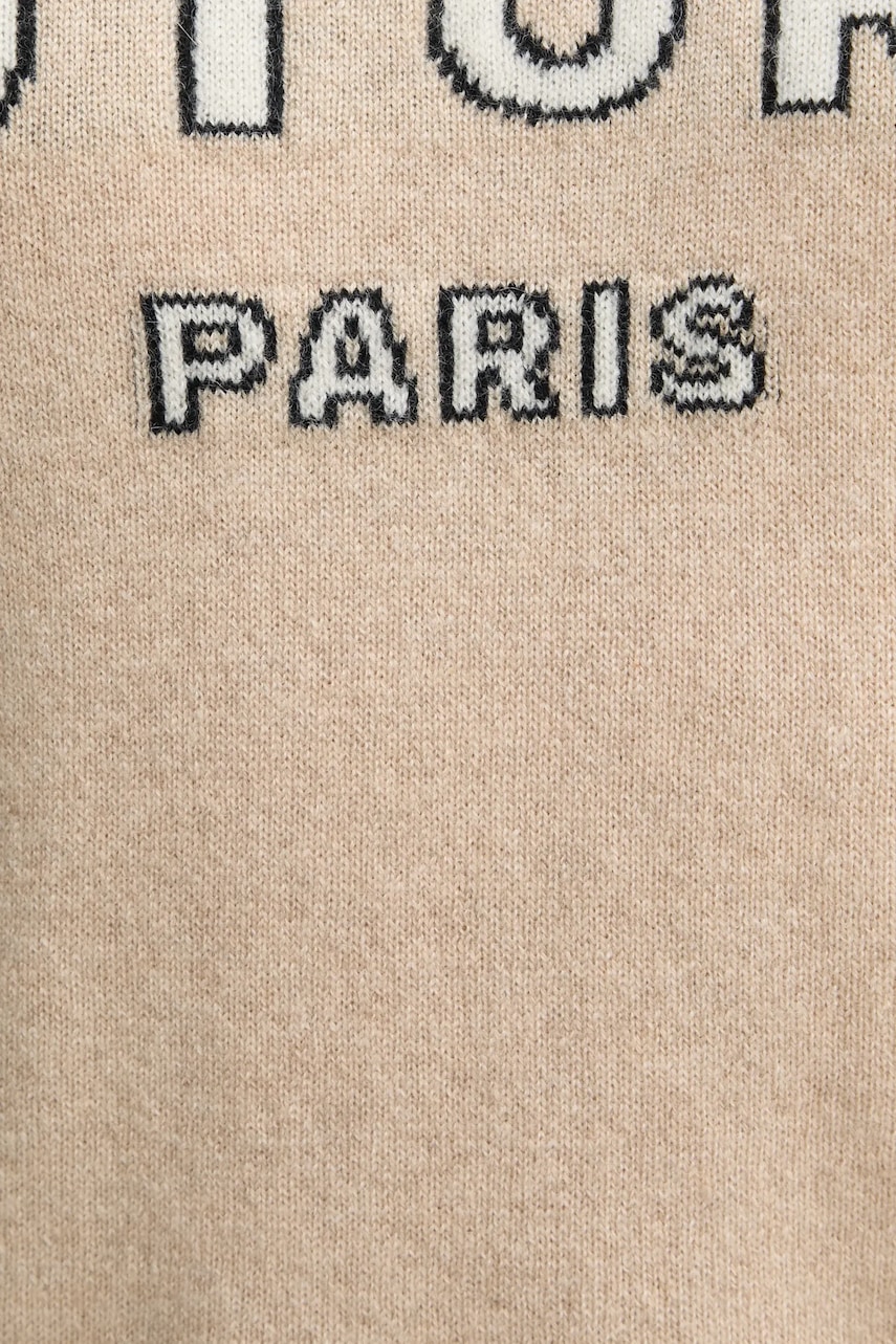 Πουλόβερ κασμίρ FROM FUTURE ανδρικό, χρώμα: μπεζ, MPR02730 φωτογραφία