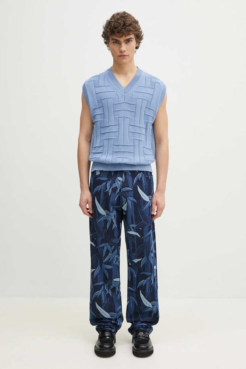 Bavlnená vesta Kenzo Weave