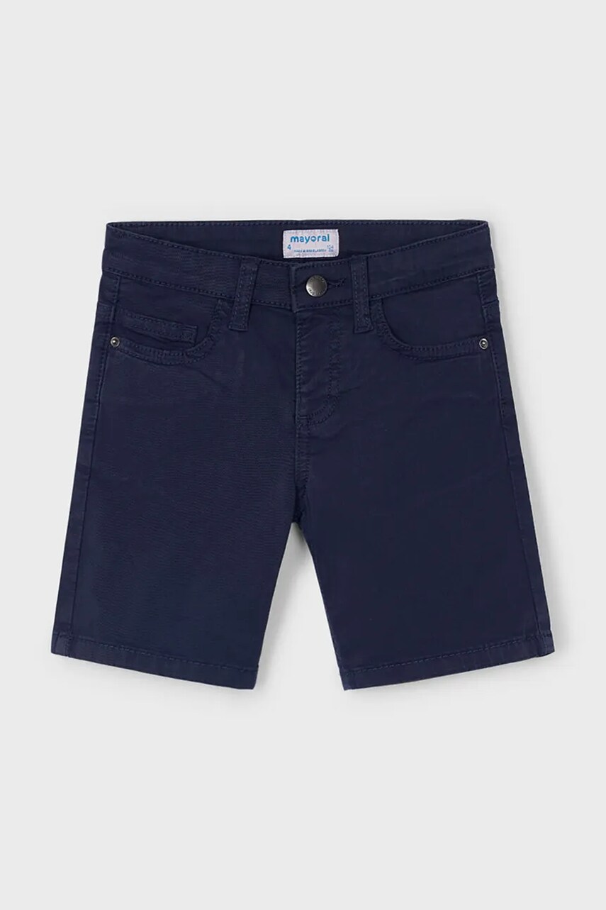 Mayoral pantaloni scurți copii culoarea bleumarin, 204