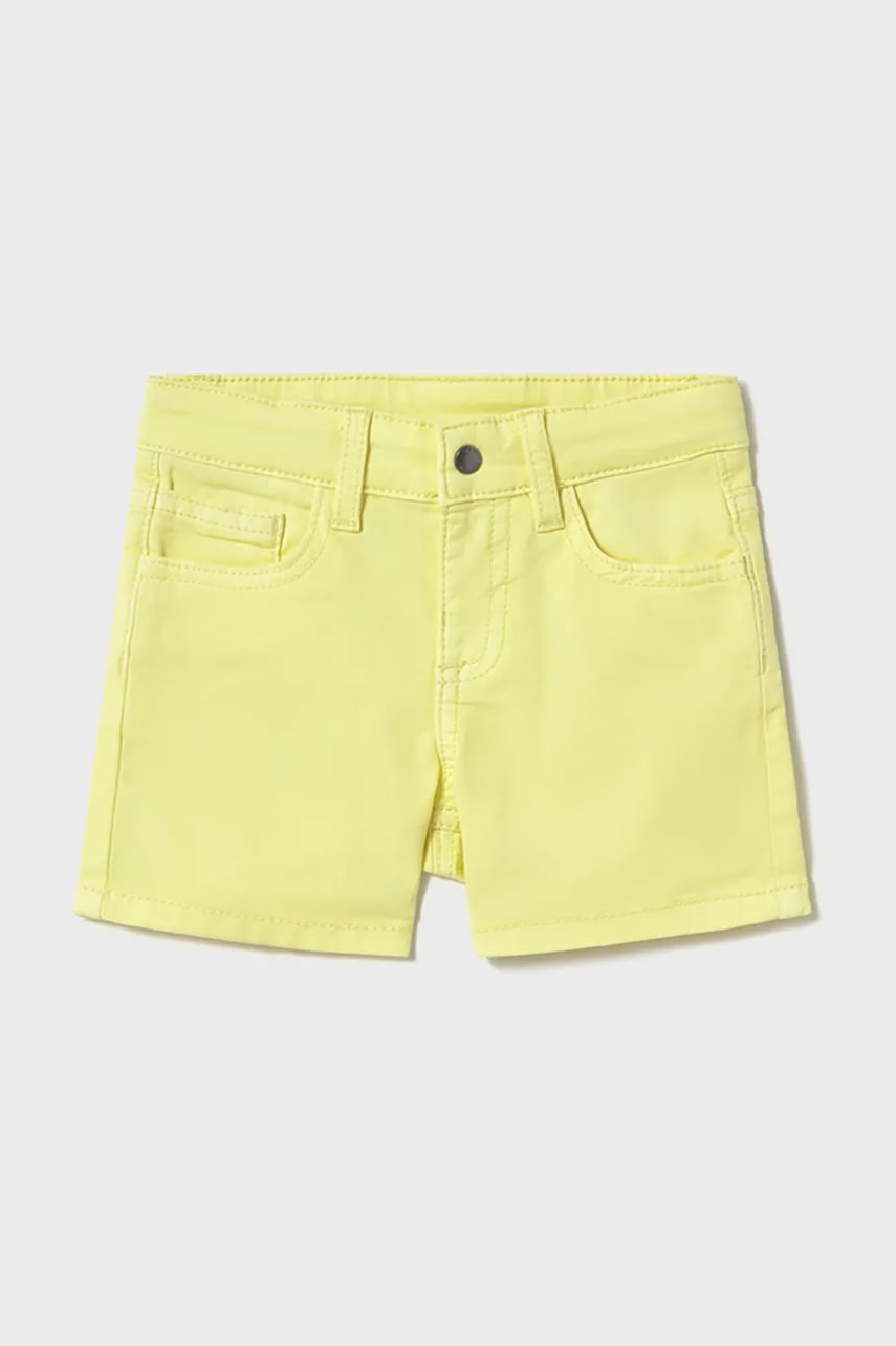 Mayoral pantaloni scurti copii culoarea galben, 206