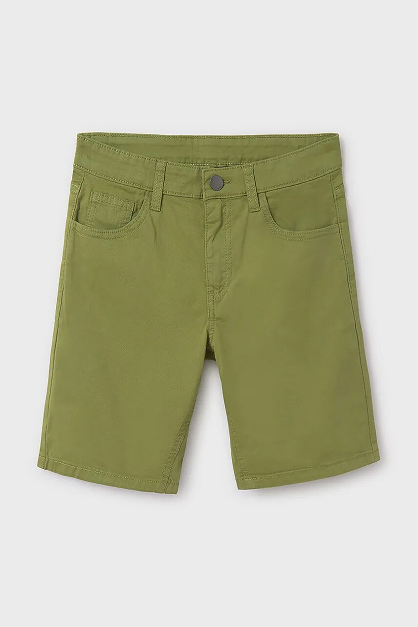 Mayoral pantaloni scurti copii culoarea verde, 231