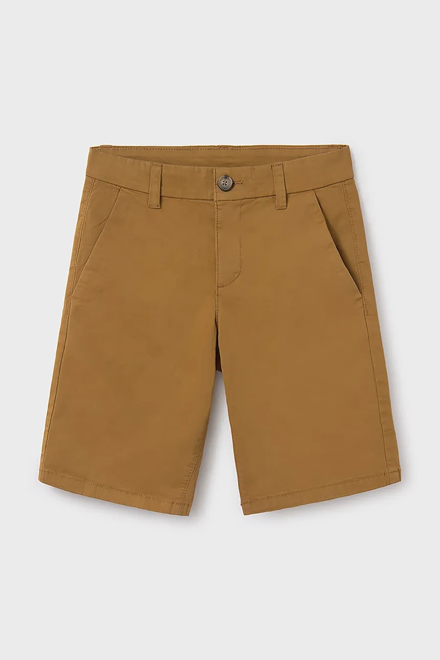 Детские шорты Mayoral bermudy chino basic цвет жёлтый 242 Детские шорты Mayoral bermudy chino basic цвет жёлтый 242