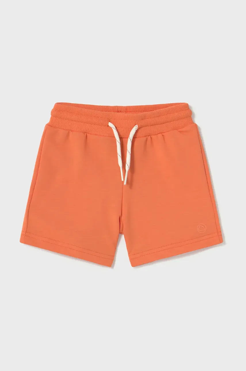 Mayoral pantaloni scurti copii culoarea portocaliu, 621