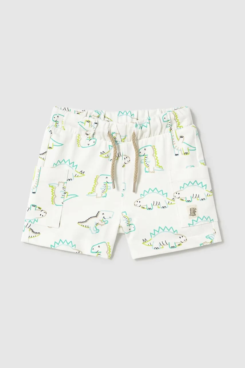 Mayoral pantaloni scurți din bumbac pentru copii culoarea bej, 1244