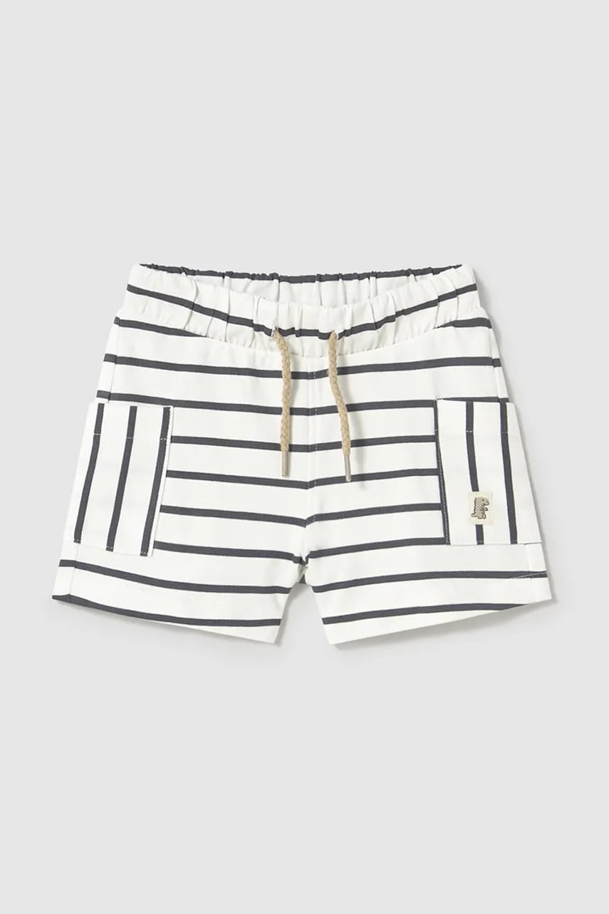 Mayoral pantaloni scurți din bumbac pentru copii culoarea bej, 1244