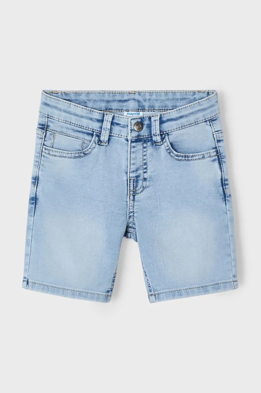 Детские джинсовые шорты Mayoral soft denim 3218 Детские джинсовые шорты Mayoral soft denim 3218