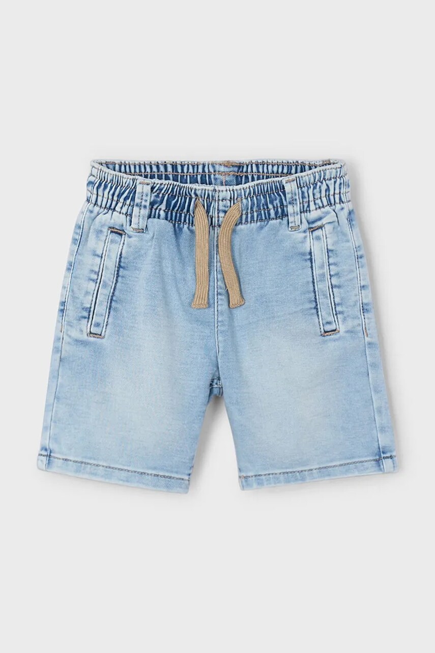 Mayoral pantaloni scurti din denim pentru copii talie reglabila, 3222