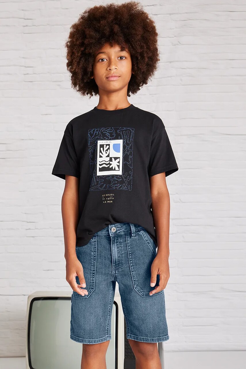 Mayoral pantaloni scurti din denim pentru copii 6204