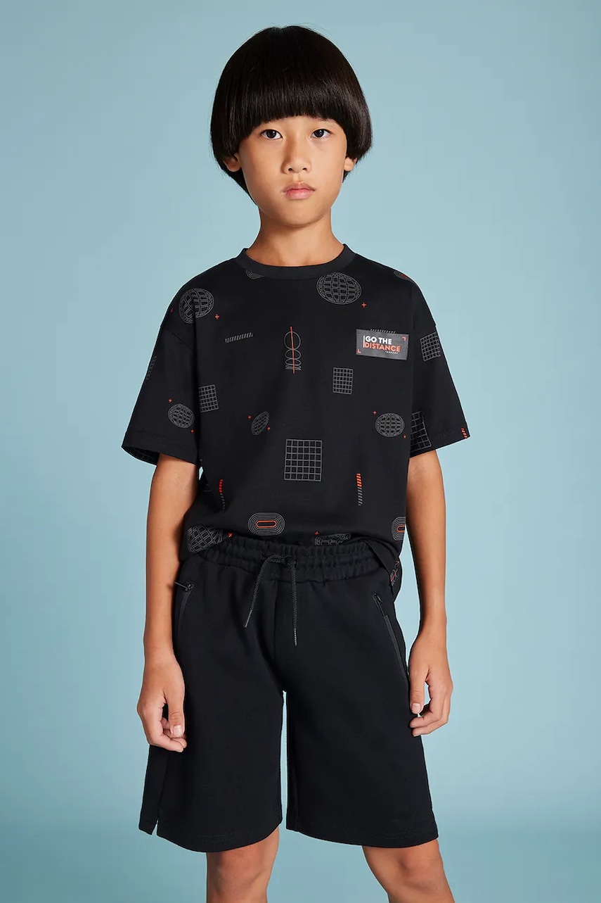 Mayoral pantaloni scurti copii culoarea negru, 6209 Mayoral pantaloni scurti copii culoarea negru, 6209