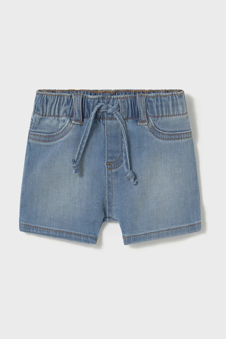 Mayoral Newborn pantaloni scurți din denim pentru bebeluși 1209 Mayoral Newborn pantaloni scurți din denim pentru bebeluși 1209