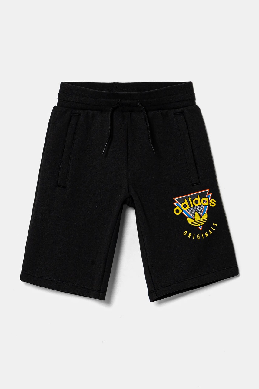 Дитячі шорти adidas Originals колір чорний регульована талія JC5866