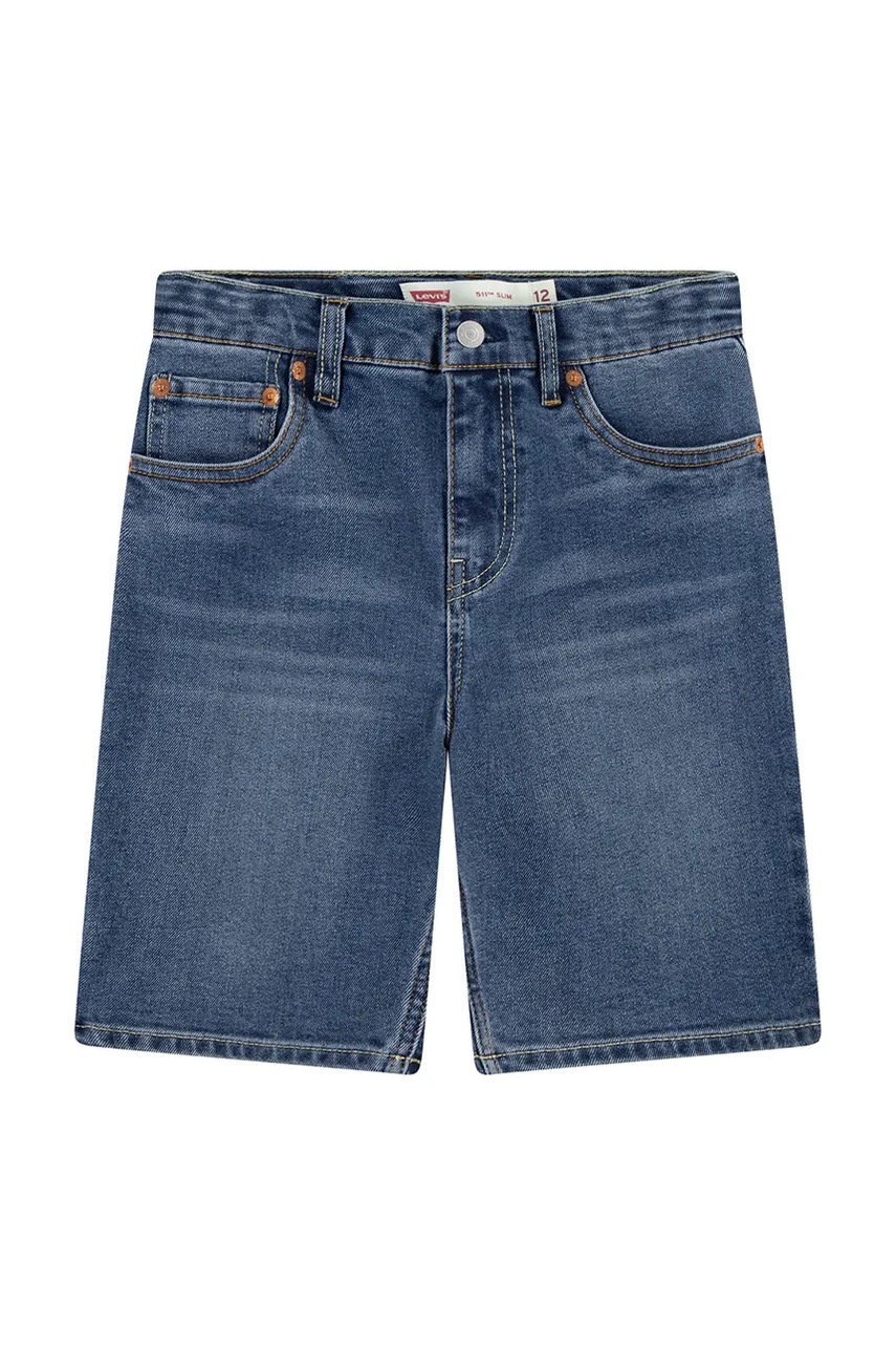 Detské rifľové krátke nohavice Levi's NEW 511 SLIM FIT DENIM SHORT