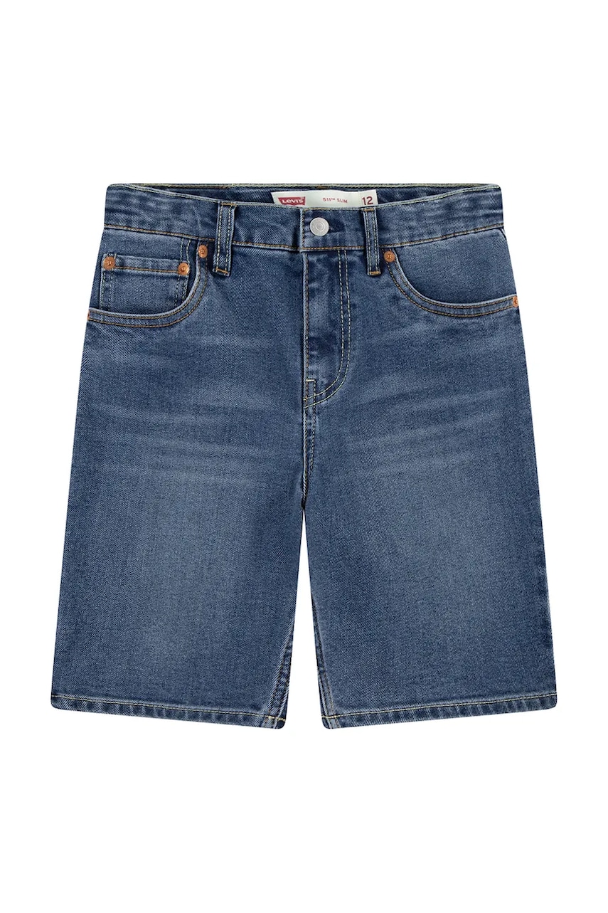 Detské rifľové krátke nohavice Levi's NEW 511 SLIM FIT DENIM SHORT