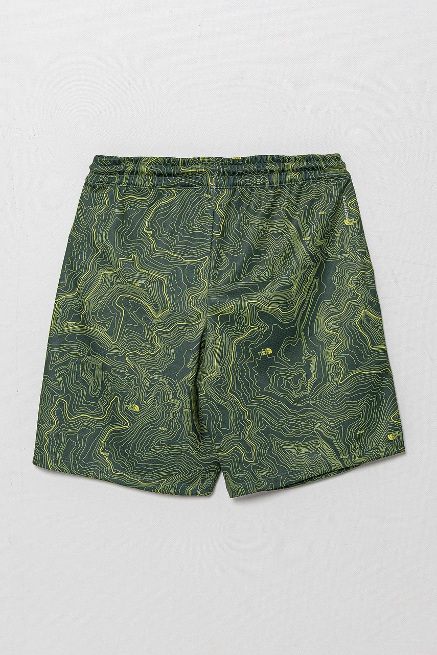 Дитячі шорти The North Face NEVER STOP SHORT колір зелений регульована талія NF0A86U464T1