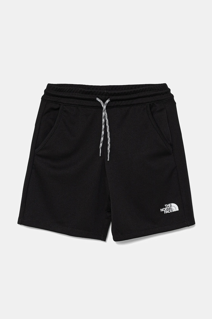 The North Face pantaloni scurți copii NEVER STOP SHORT culoarea negru, talie reglabila, NF0A86U4JK31 The North Face pantaloni scurți copii NEVER STOP SHORT culoarea negru, talie reglabila, NF0A86U4JK31
