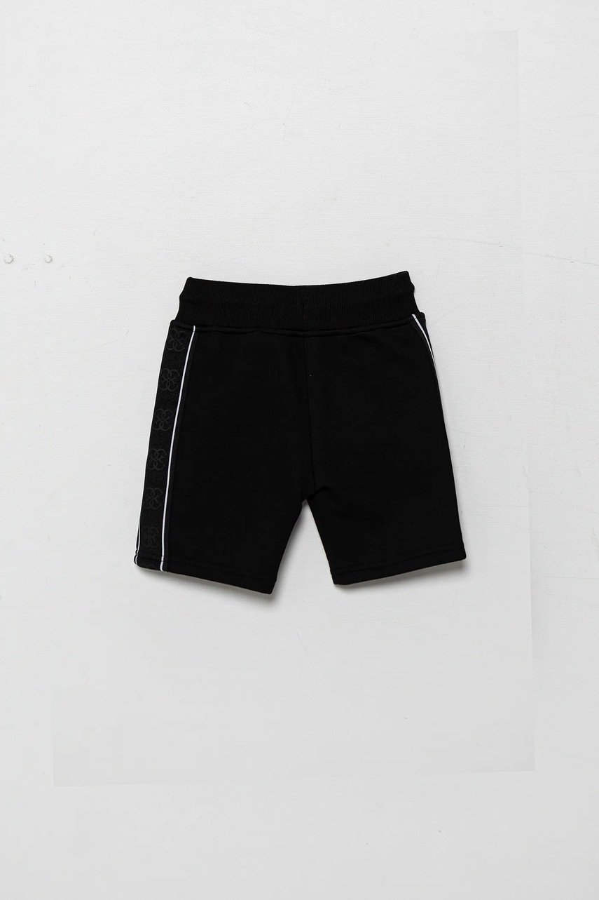 Детские шорты Guess цвет чёрный регулируемая талия L5GD19 KB3P2